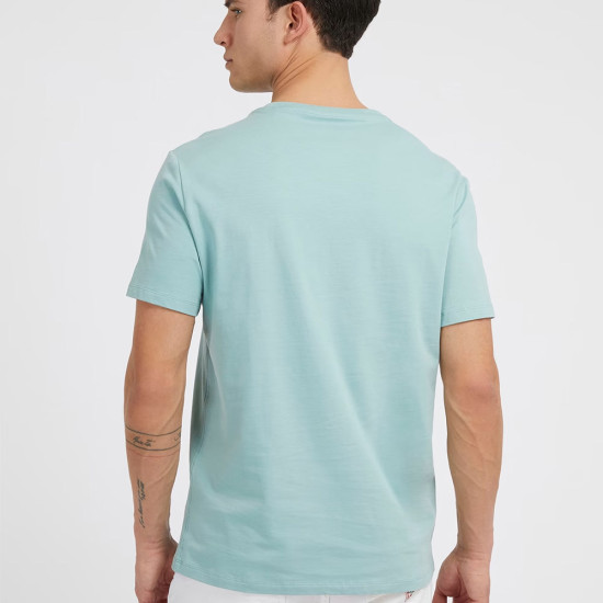 Guess Ανδρική κοντομάνικη μπλούζα Shiny Gel Triangle Tee